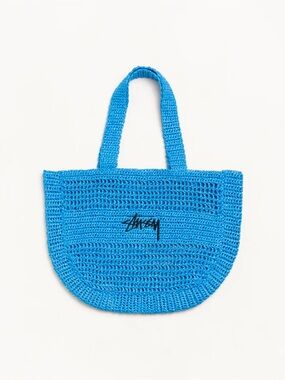 Rare Blue Crochet Tote Bag